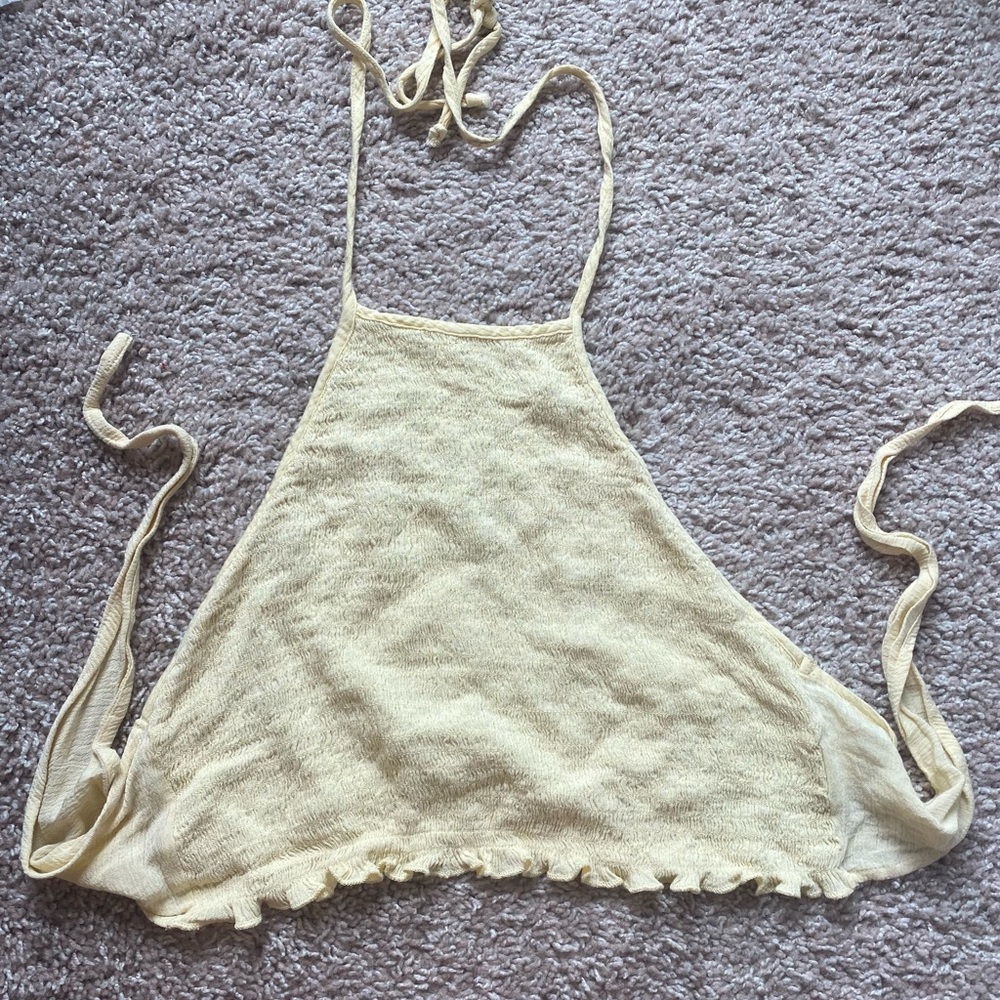 Yellow Halter Tank